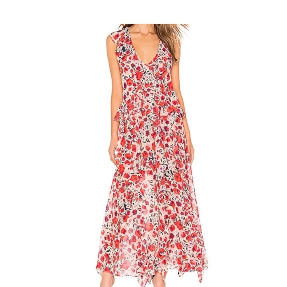Misa Los Angles Floral Print Dress
